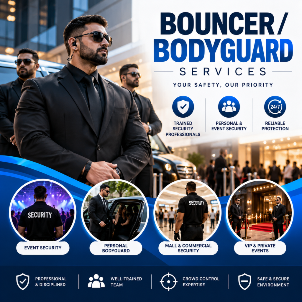 Bouncer / Bodyguard Services for Personal and Event Security
